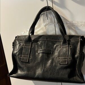FRYE AND CO. Dark Leather Satchel